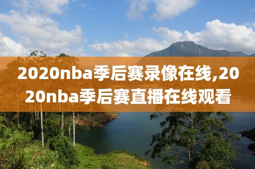 2020nba季后赛录像在线,2020nba季后赛直播在线观看