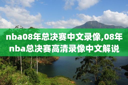 nba08年总决赛中文录像,08年nba总决赛高清录像中文解说