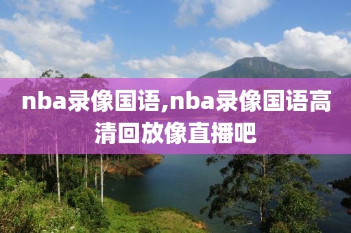 nba录像国语,nba录像国语高清回放像直播吧