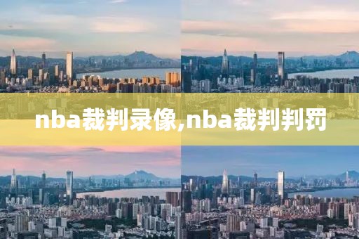 nba裁判录像,nba裁判判罚