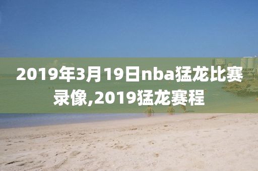 2019年3月19日nba猛龙比赛录像,2019猛龙赛程