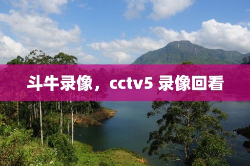 斗牛录像，cctv5 录像回看