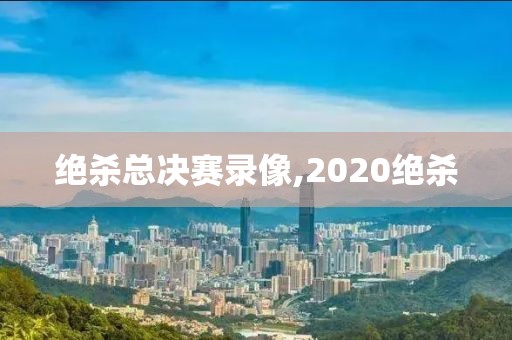 绝杀总决赛录像,2020绝杀