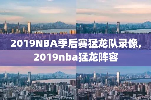 2019NBA季后赛猛龙队录像,2019nba猛龙阵容