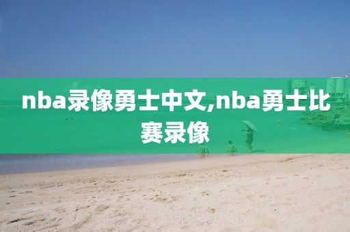 nba录像勇士中文,nba勇士比赛录像