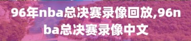 96年nba总决赛录像回放,96nba总决赛录像中文