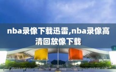 nba录像下载迅雷,nba录像高清回放像下载