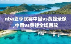 nba夏季联赛中国vs黄蜂录像,中国vs黄蜂全场回放