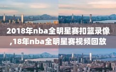 2018年nba全明星赛扣篮录像,18年nba全明星赛视频回放