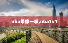 nba录像一拳,nba1v1