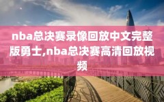 nba总决赛录像回放中文完整版勇士,nba总决赛高清回放视频