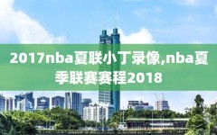 2017nba夏联小丁录像,nba夏季联赛赛程2018