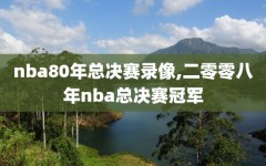 nba80年总决赛录像,二零零八年nba总决赛冠军