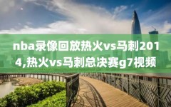 nba录像回放热火vs马刺2014,热火vs马刺总决赛g7视频
