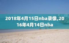 2018年4月15日nba录像,2016年4月14日nba