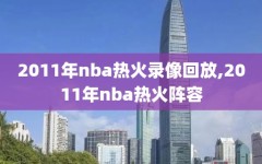 2011年nba热火录像回放,2011年nba热火阵容