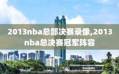 2013nba总部决赛录像,2013nba总决赛冠军阵容