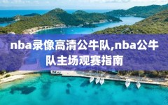 nba录像高清公牛队,nba公牛队主场观赛指南