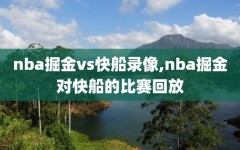 nba掘金vs快船录像,nba掘金对快船的比赛回放