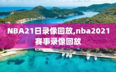 NBA21日录像回放,nba2021赛事录像回放