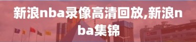 新浪nba录像高清回放,新浪nba集锦