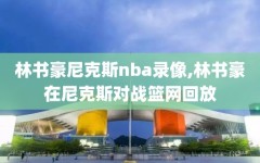 林书豪尼克斯nba录像,林书豪在尼克斯对战篮网回放