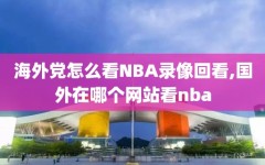 海外党怎么看NBA录像回看,国外在哪个网站看nba