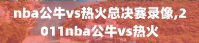 nba公牛vs热火总决赛录像,2011nba公牛vs热火