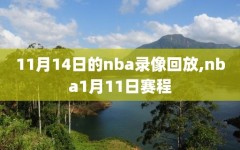 11月14日的nba录像回放,nba1月11日赛程