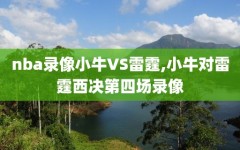 nba录像小牛VS雷霆,小牛对雷霆西决第四场录像
