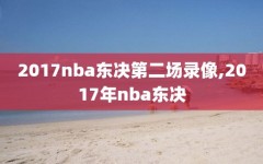 2017nba东决第二场录像,2017年nba东决