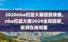 2020nba扣篮大赛回放录像,nba扣篮大赛2020全场回放_视频在线观看