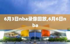 6月3日nba录像回放,6月6日nba