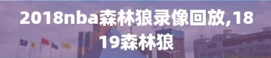 2018nba森林狼录像回放,1819森林狼