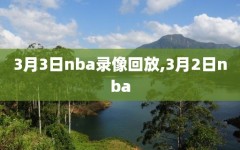 3月3日nba录像回放,3月2日nba