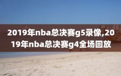 2019年nba总决赛g5录像,2019年nba总决赛g4全场回放