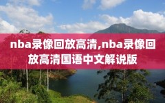 nba录像回放高清,nba录像回放高清国语中文解说版