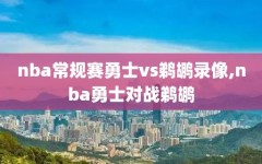 nba常规赛勇士vs鹈鹕录像,nba勇士对战鹈鹕