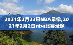 2021年2月23日NBA录像,2021年2月2日nba比赛录像