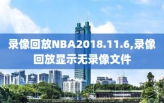 录像回放NBA2018.11.6,录像回放显示无录像文件