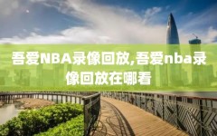 吾爱NBA录像回放,吾爱nba录像回放在哪看