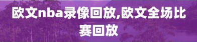 欧文nba录像回放,欧文全场比赛回放