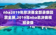 nba2019年总决赛全部录像回放全屏,2019年nba总决赛视频录像