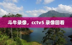 斗牛录像，cctv5 录像回看