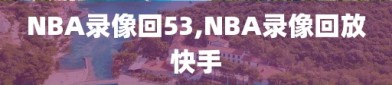 NBA录像回53,NBA录像回放快手