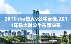 2011nba热火v公牛录像,2011年热火对公牛东部决赛