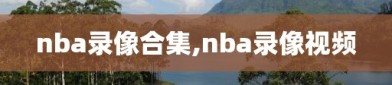 nba录像合集,nba录像视频