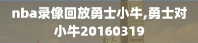 nba录像回放勇士小牛,勇士对小牛20160319