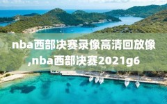 nba西部决赛录像高清回放像,nba西部决赛2021g6