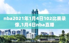 nba2021年1月4日102比赛录像,1月4日nba直播